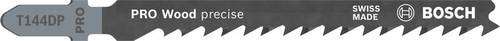 Bosch Accessories 2608665235 PRO Wood precise T144DP Stichsägeblatt, 100 mm, 2-tlg. 2 St.
