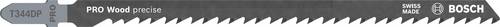 Bosch Accessories 2608665236 PRO Wood precise T344DP Stichsägeblatt, 152 mm, 2-tlg. 2 St.