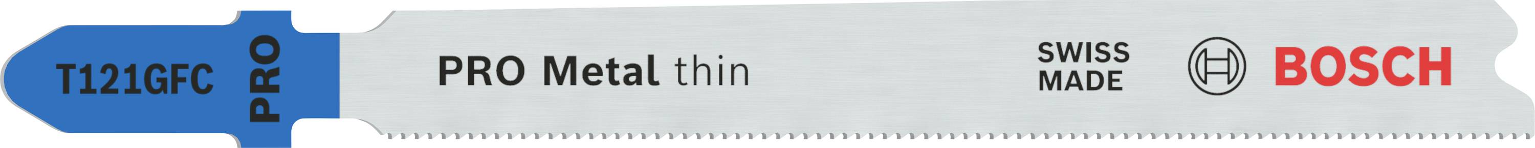 Bosch Accessories 2608655103 PRO Metal thin T121GFC Stichsägeblatt, 92 mm, 3-tlg. 3St.