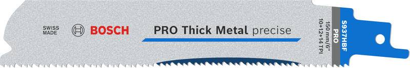 Bosch Accessories 2608658997 PRO Thick Metal precise S937HBF Blatt, 1,1 x 25 x 150 mm, 5-tlg. 5St.