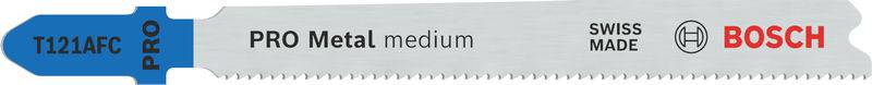Bosch Accessories 2608655106 PRO Metal medium T121AFC Stichsägeblatt, 92 mm, 5-tlg. 5St.