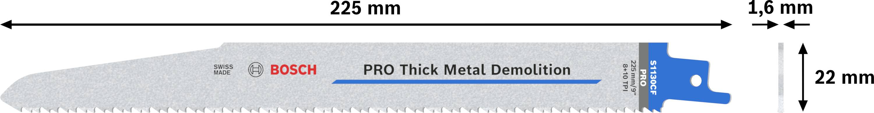 Bosch Power Tools PRO Thick Metal Demolition 2608659003