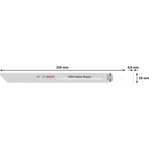 Bosch Accessories 2608659006 PRO Pallet Repair S1132VFR Blatt, 0,9 x 19 x 225 mm, 5-tlg. 5St. Bosch Accessories 2608659006 PRO Pallet Repair S1132VFR Blatt, 0,9 x 19 x 225 mm, 5-tlg. 5St.