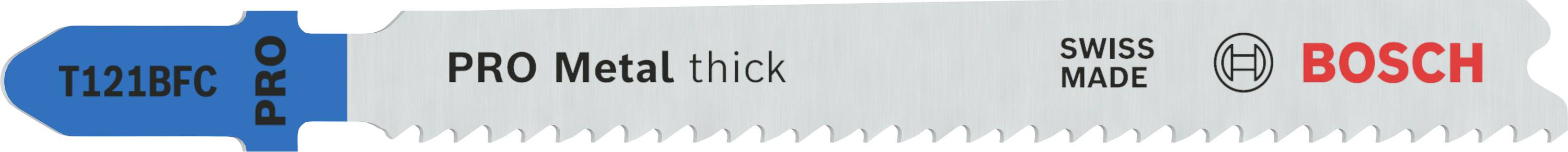 Bosch Accessories 2608655111 PRO Metal thick T121BFC Stichsägeblatt, 92 mm, 25-tlg. 25St.