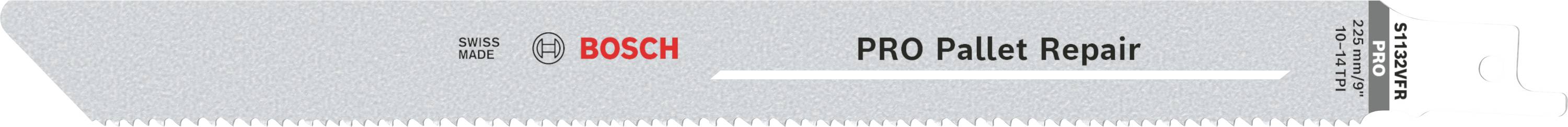 Bosch Accessories 2608659007 PRO Pallet Repair S1132VFR Blatt, 0,9 x 19 x 225 mm, 100-tlg. 100St.