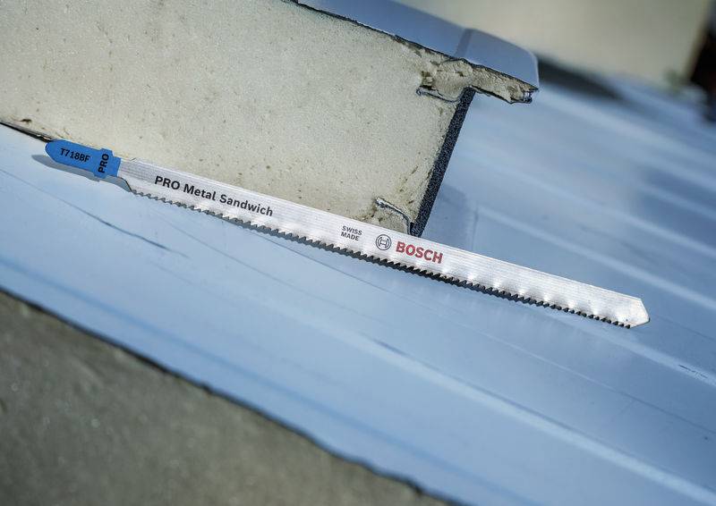Bosch Accessories 2608655114 PRO Metal Sandwich T718BF Stichsägeblatt, 180 mm, 5-tlg. 5St.