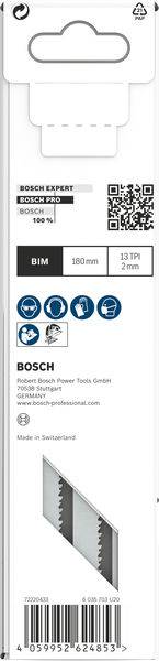Bosch Accessories 2608655114 PRO Metal Sandwich T718BF Stichsägeblatt, 180 mm, 5-tlg. 5St.