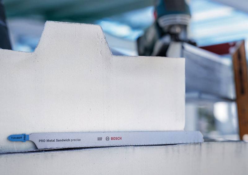 Bosch Accessories 2608655115 PRO Metal Sandwich T1018AFP Stichsägeblatt, 250 mm, 5-tlg. 5St.