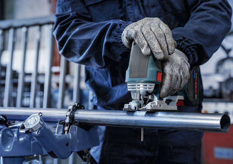 Bosch Accessories 2608655127 PRO Metal Pipes and Profiles T321BF Stichsägeblatt, 132 mm, 25-tlg. 25 St.