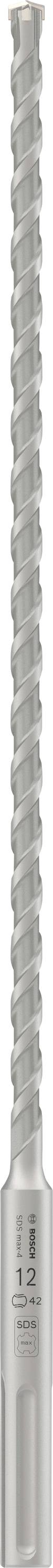 Silberne Metallschraube mit Spiralgewinde und glattem Kopf, aufrecht stehend.