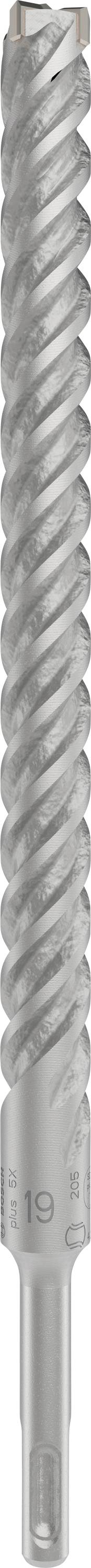 Ein metallischer Bohrer mit spiralförmigem Gewinde und zylindrischer Spitze, geeignet für präzises Bohren in festen Materialien.