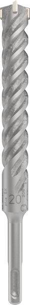 Metallbohrer mit spiralförmigen Rillen und SDS-plus-Schaft, geeignet für präzises Bohren in Beton und Mauerwerk.