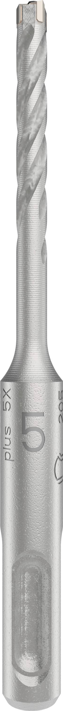 Metallbohrer mit geriffelter Spitze und Markierungen für Maßangaben auf dem Schaft. Geeignet für präzises Bohren in harte Materialien.