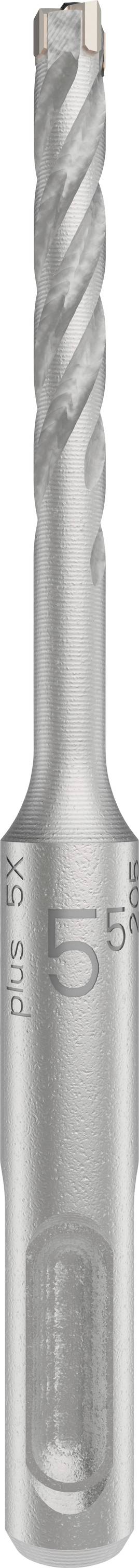 Ein Metallbohrer mit Spiraldesign, Beschriftung mit '5' an der Seite. Geeignet für präzises Bohren in harte Materialien.