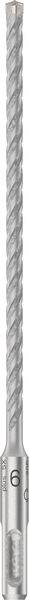 Ein silberner, gedrehter Bohrer mit scharfem Ende und einer glatten Schaftoberfläche, geeignet für Präzisionsbohrarbeiten.