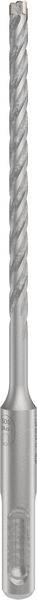 Nahaufnahme eines silbernen Bohrers mit spiraligen Rillen und kleinem Schneidekopf oben. Ideal für präzises Bohren in Metall.