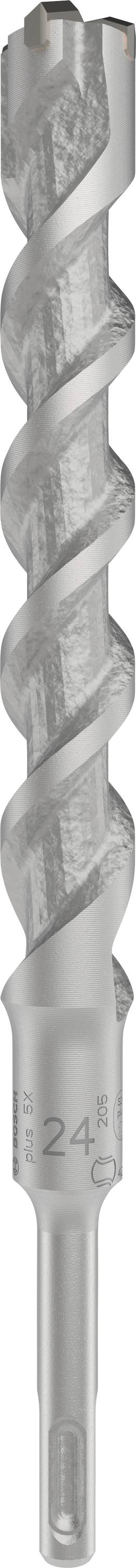 Ein grauer Spiralbohrer mit SDS-Aufnahme, geeignet für das Bohren in Beton oder Mauerwerk.