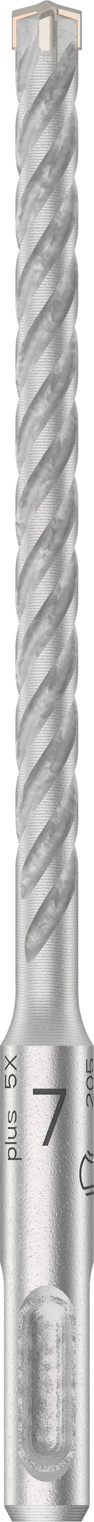 Bohrer mit spiralförmiger Schneidfläche, Metalloptik, geeignet für präzises Bohren in harten Materialien.