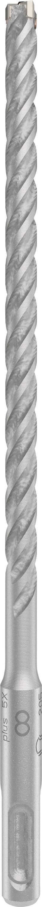 Langbohrer mit spiralförmiger Klinge, geeignet für präzises Bohren in Beton oder Mauerwerk.