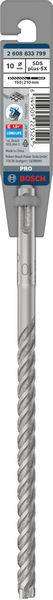 Bohraufsatz 10x200mm von Bosch Professional, graue Spiralform, verpackt in Kunststoffhalterung mit Produktdetails und Barcode.