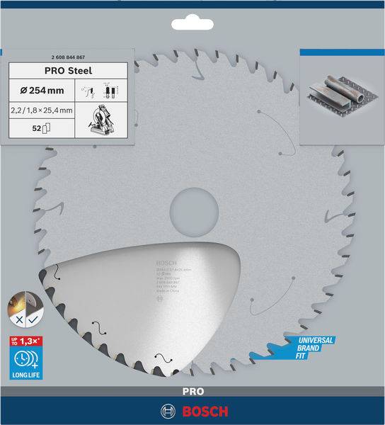 Bosch Accessories 2608844867 2608844867 Kreissägeblatt Zähneanzahl: 52 1 St.