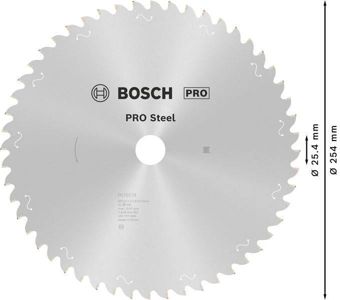 Bosch Accessories 2608844867 2608844867 Kreissägeblatt Zähneanzahl: 52 1St.