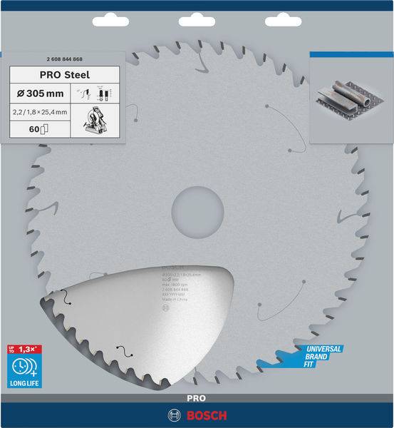 Bosch Accessories 2608844868 2608844868 Kreissägeblatt Zähneanzahl: 60 1 St.