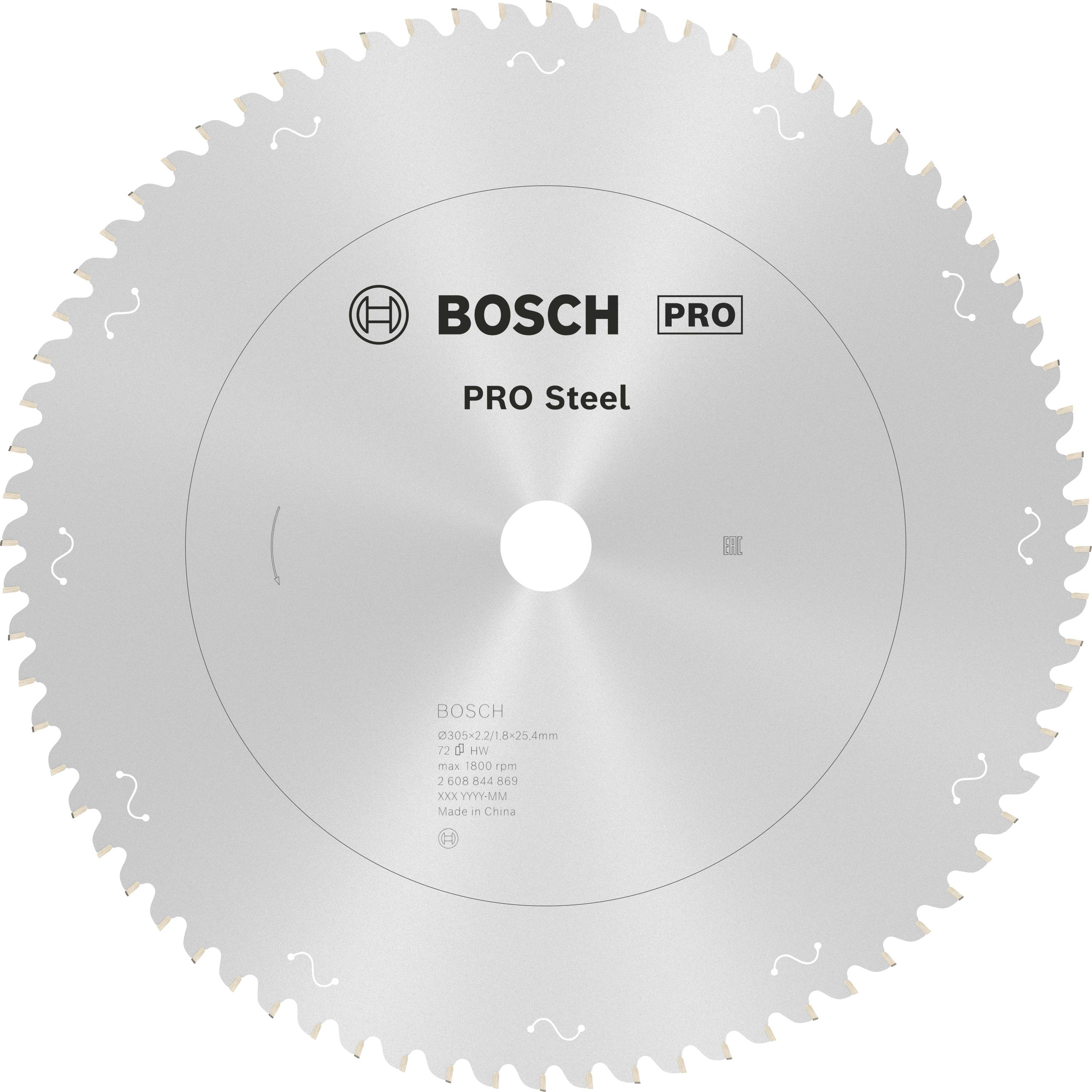 Bosch Power Tools PRO Steel Kreissägeblatt 2608844869