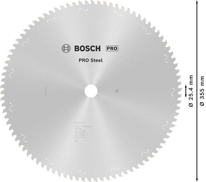 Bosch Power Tools PRO Steel Kreissägeblatt 2608844871