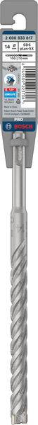 Bohrer mit SDS-plus Aufnahme für Beton, Verpackung mit Markenlogo oben. Geeignet für präzises Bohren in harter Oberfläche.