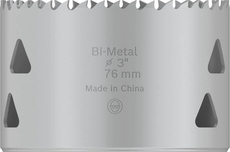 Sägeaufsatz mit der Aufschrift 'BI-Metal Ø 3