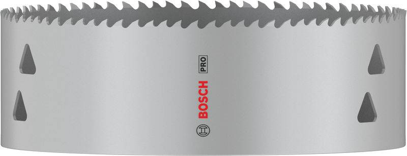 Metallsägeblatt mit scharfen Zähnen, geeignet für präzises Schneiden in verschiedene Materialien. 'Bosch Pro'-Logo auf der Klinge.