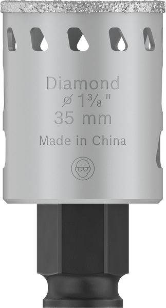 'Diamond 35 mm', Lochsäge mit Durchmesserangabe '1 3/8