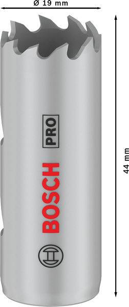 Sägeblatt von Bosch Professional, Durchmesser 19 mm, Länge 44 mm.
