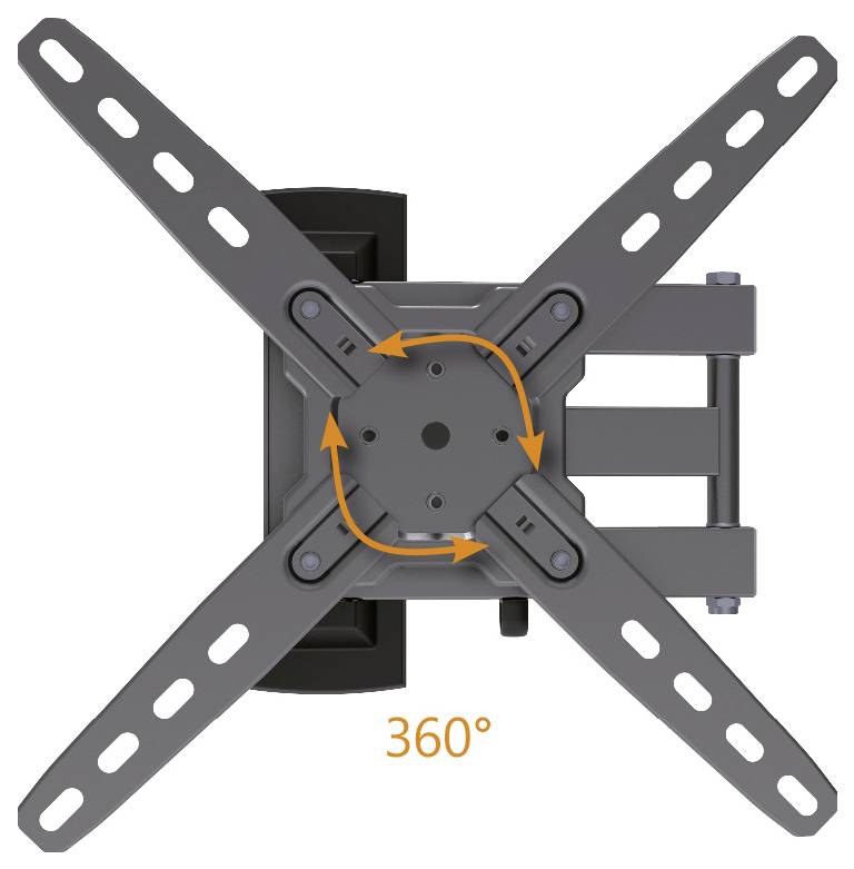 My Wall HF12L TV-Wandhalterung 33,0cm (13") - 127,0cm (50") Neigbar+Schwenkbar, Drehbar