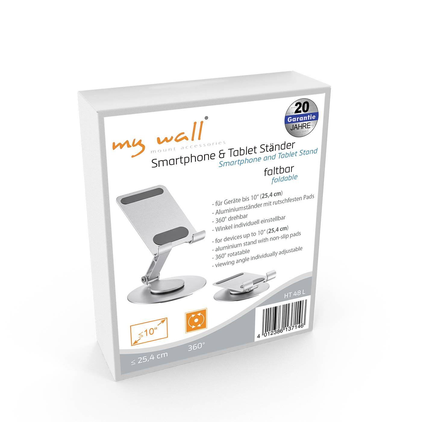 My Wall Tablet-Ständer Tablet, Smartphone 25,4 cm (10")