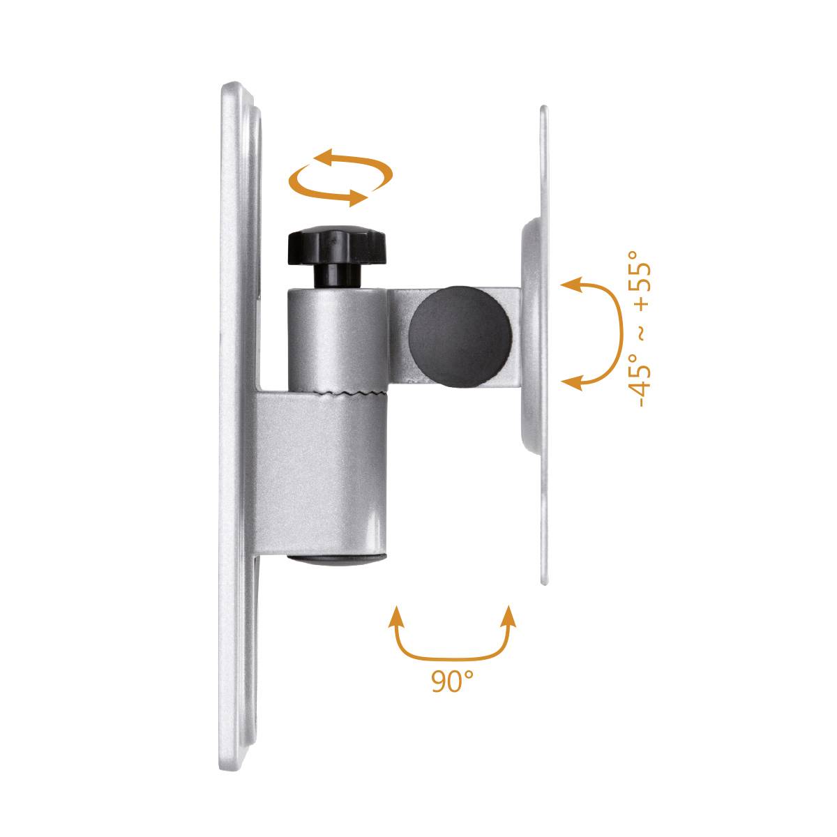 My Wall HC1-1L TV-Wandhalterung Integrierte Wasserwaage 33,0cm (13") - 81,3cm (32") Drehbar, Neigbar