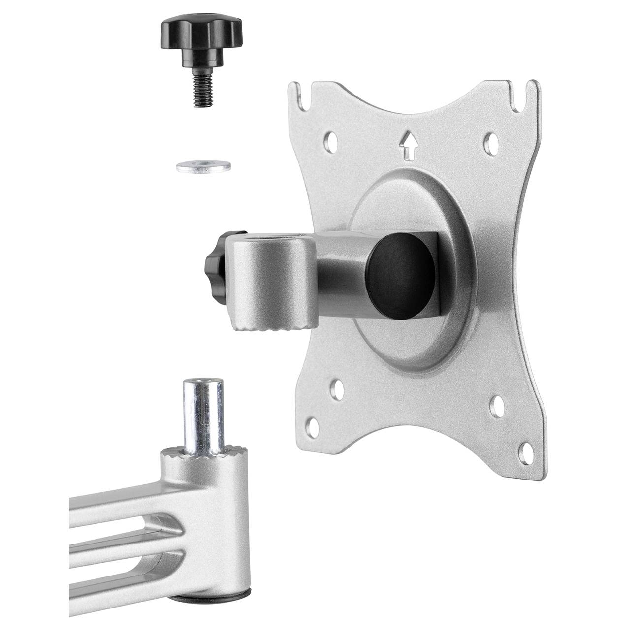 My Wall HC1-2L TV-Wandhalterung Integrierte Wasserwaage 33,0cm (13") - 81,3cm (32") Drehbar, Neigbar