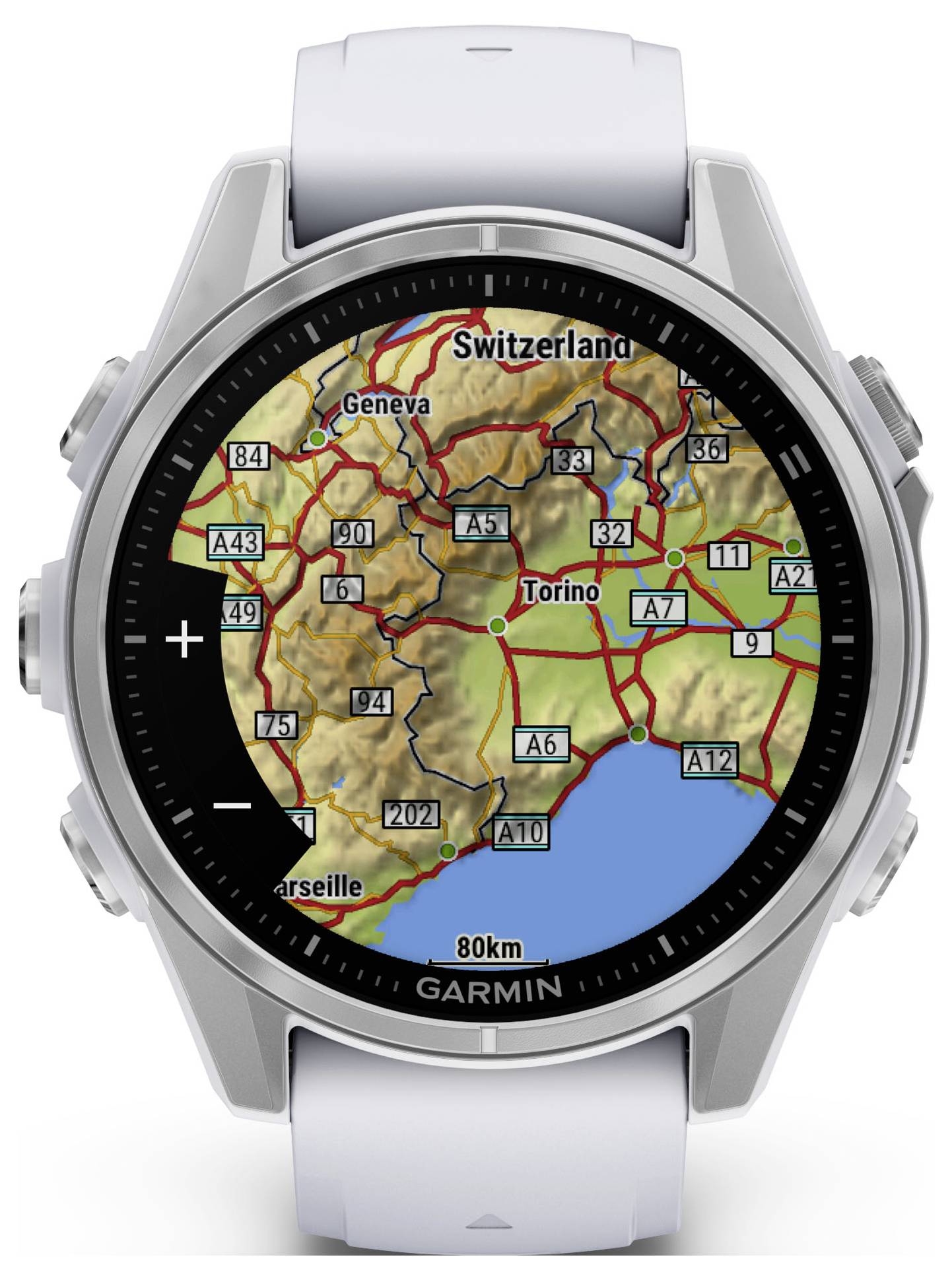 Garmin FENIX® 8 AMOLED Smartwatch 43mm Stein-Weiß
