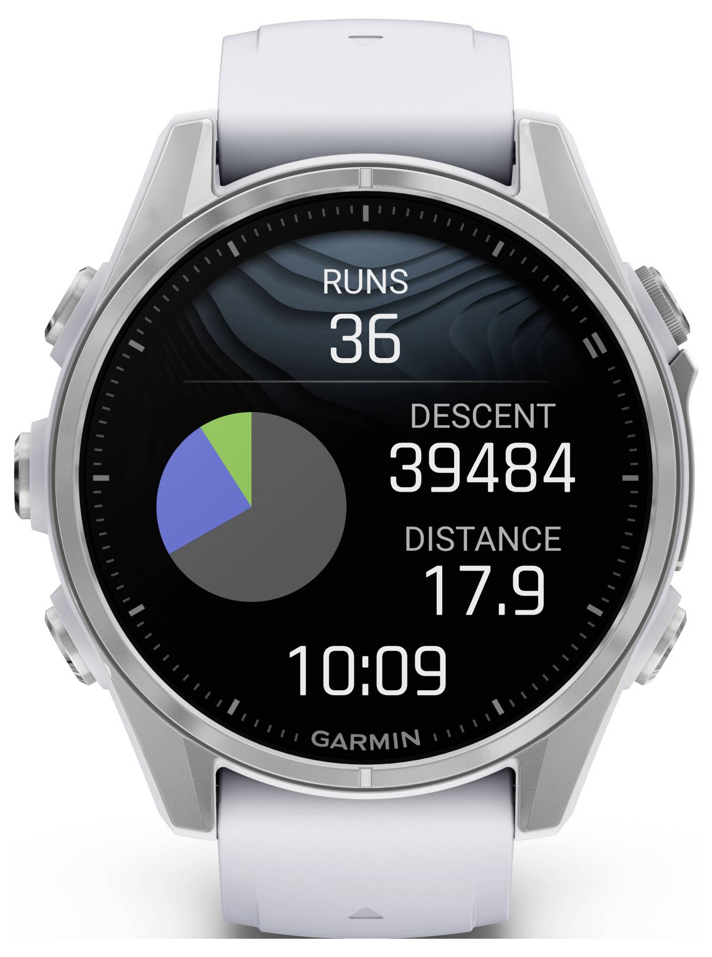 Garmin FENIX® 8 AMOLED Smartwatch 43mm Stein-Weiß