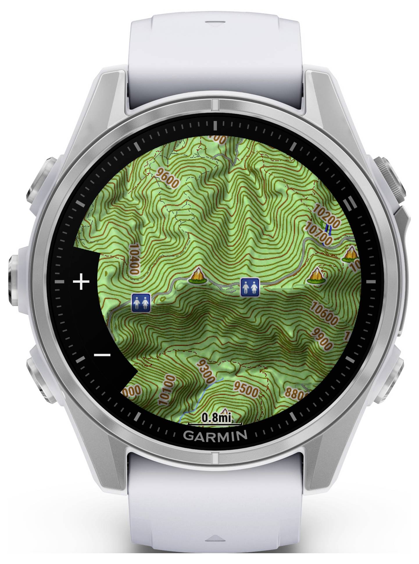 Garmin FENIX® 8 AMOLED Smartwatch 43mm Stein-Weiß