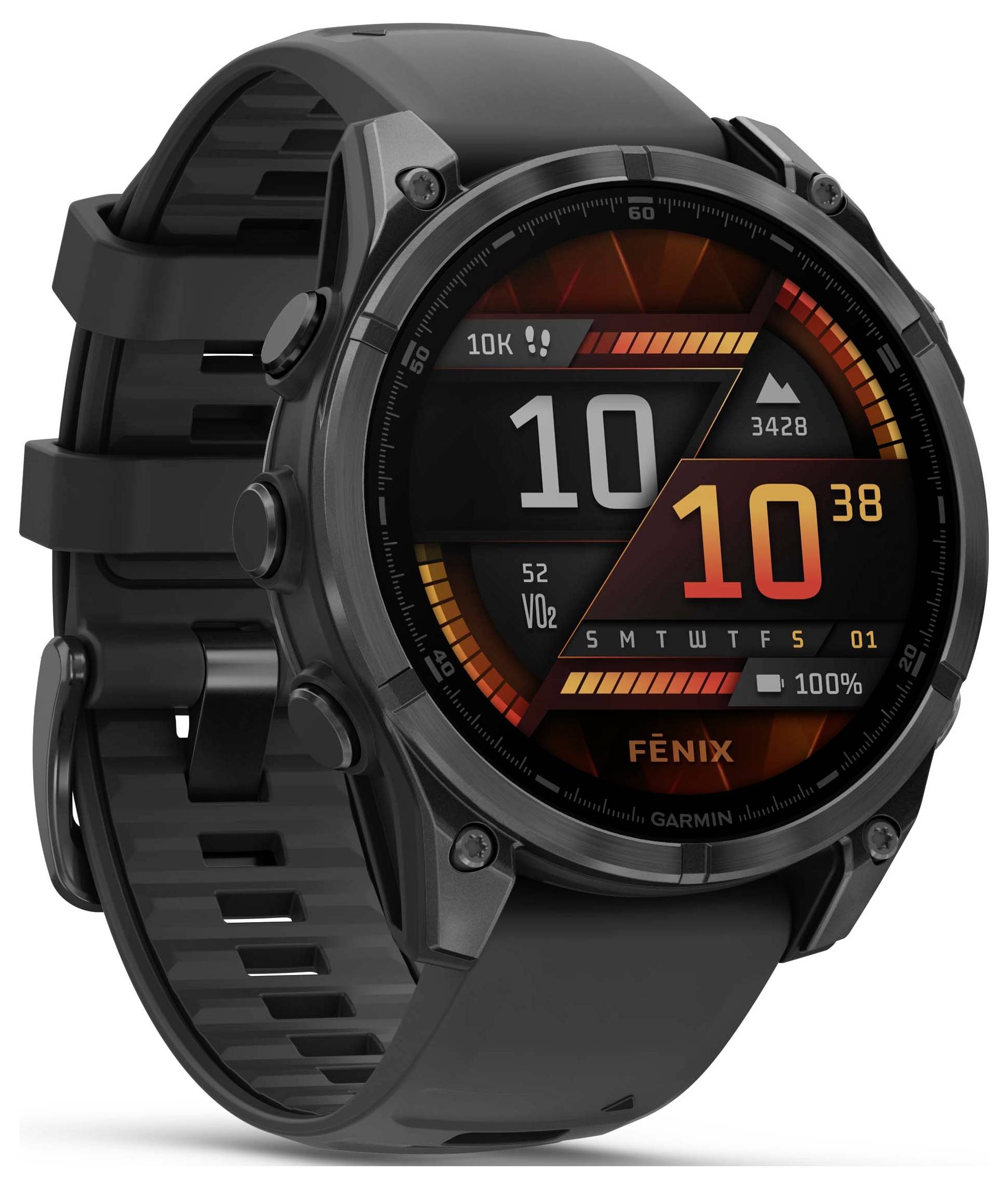Garmin FENIX® 8 AMOLED Smartwatch 47 mm Schwarz
