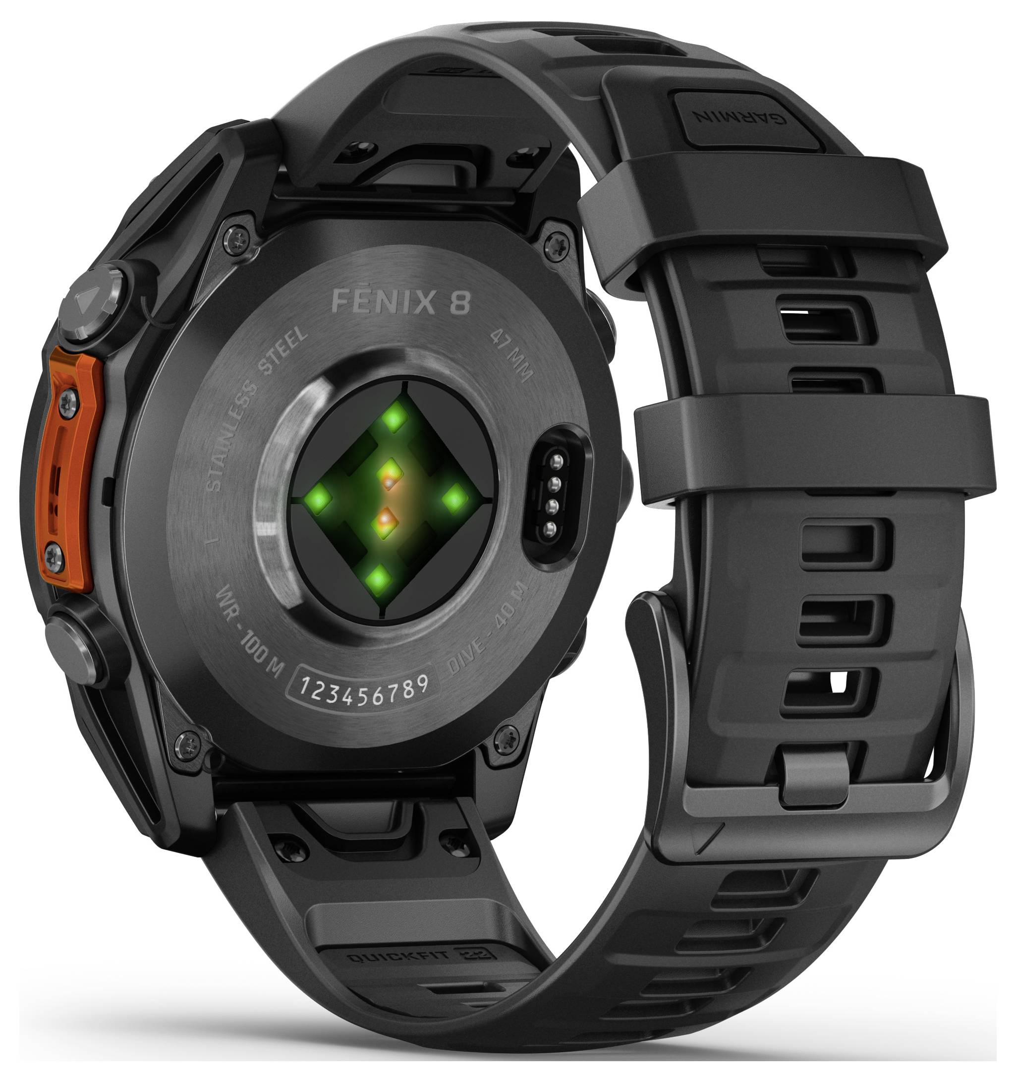 Garmin FENIX® 8 AMOLED Smartwatch 47 mm Schwarz
