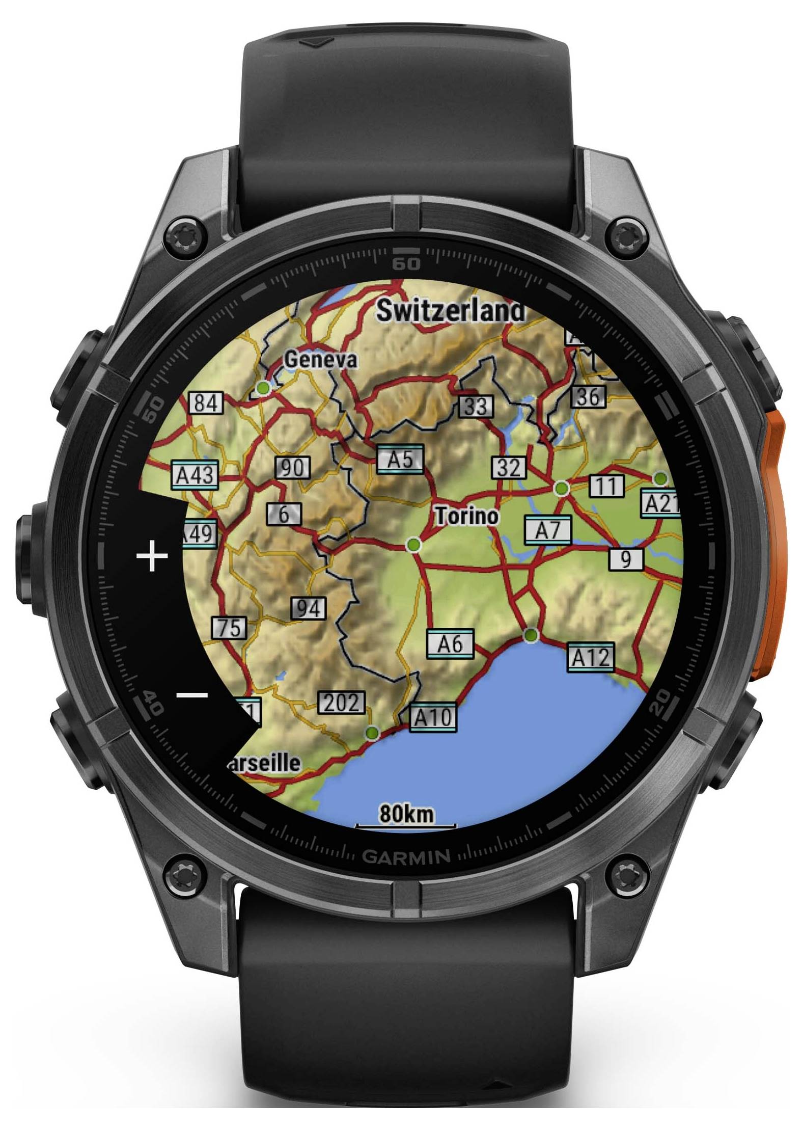 Garmin FENIX® 8 AMOLED Smartwatch 47 mm Schwarz