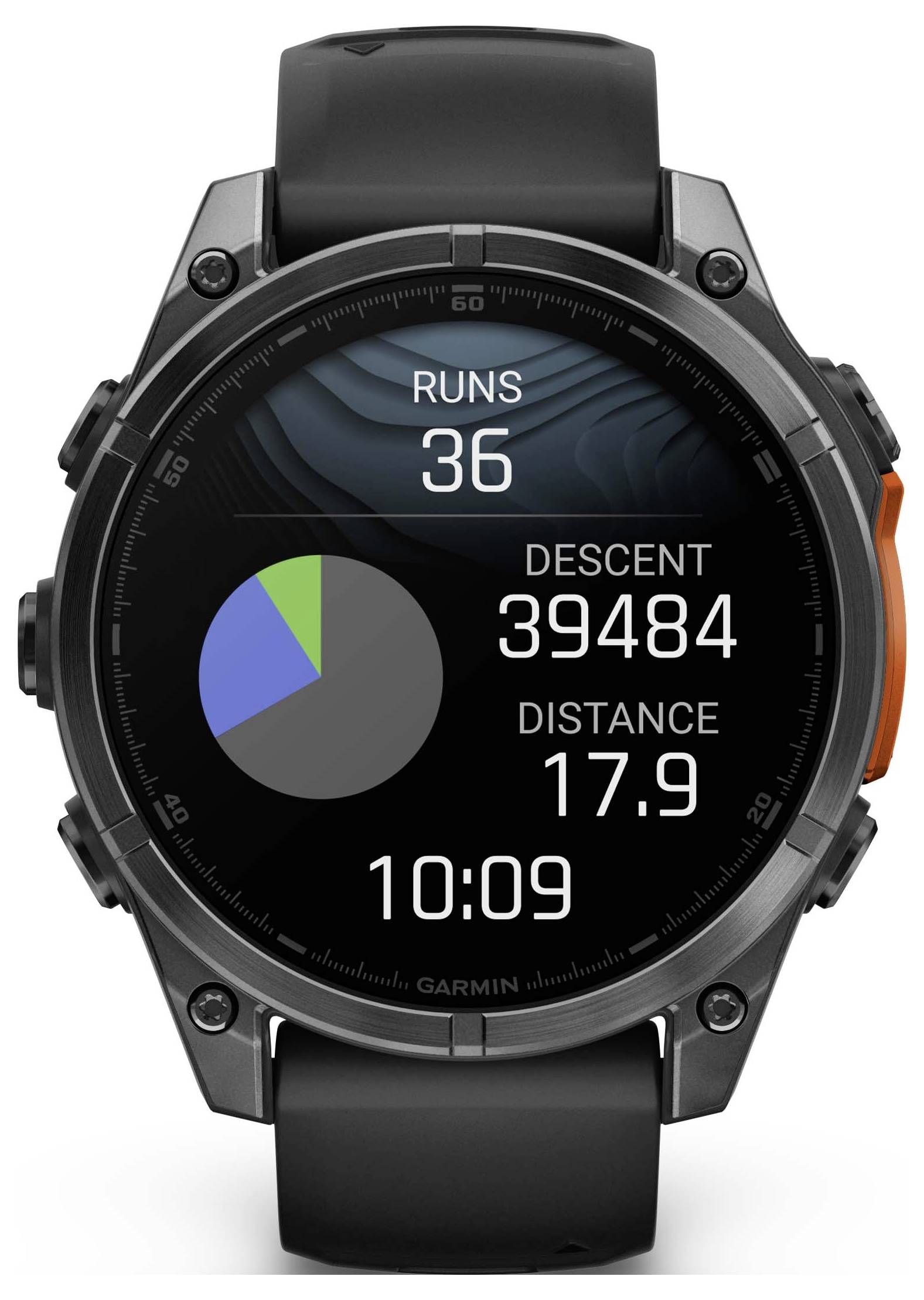 Garmin FENIX® 8 AMOLED Smartwatch 47 mm Schwarz