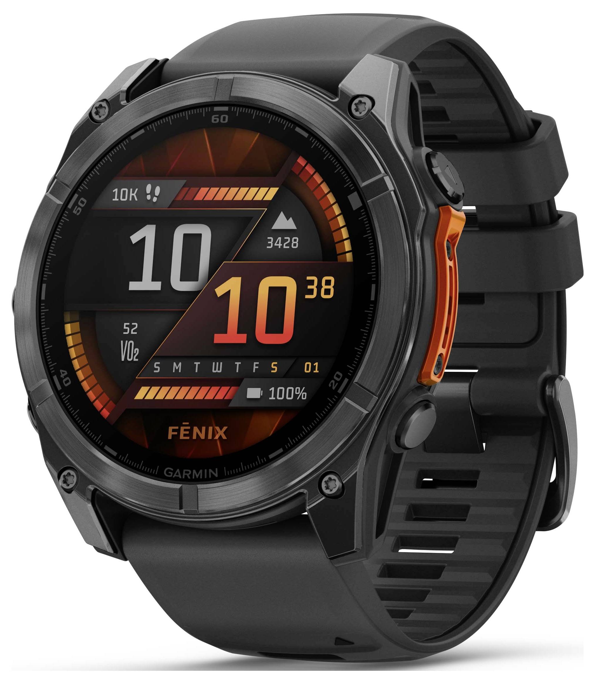 Garmin FENIX® 8 AMOLED Smartwatch 51 mm Schwarz