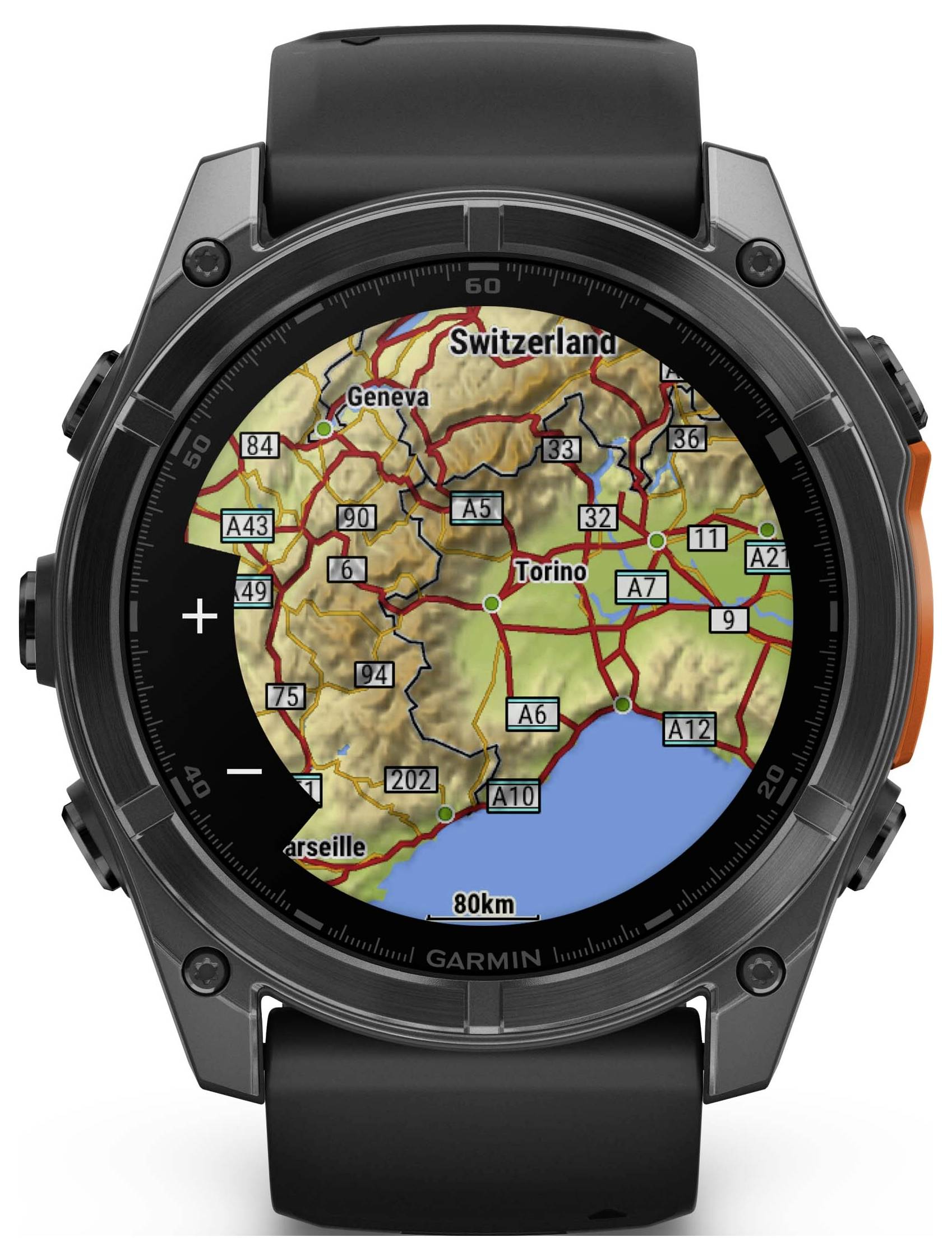 Garmin FENIX® 8 AMOLED Smartwatch 51 mm Schwarz