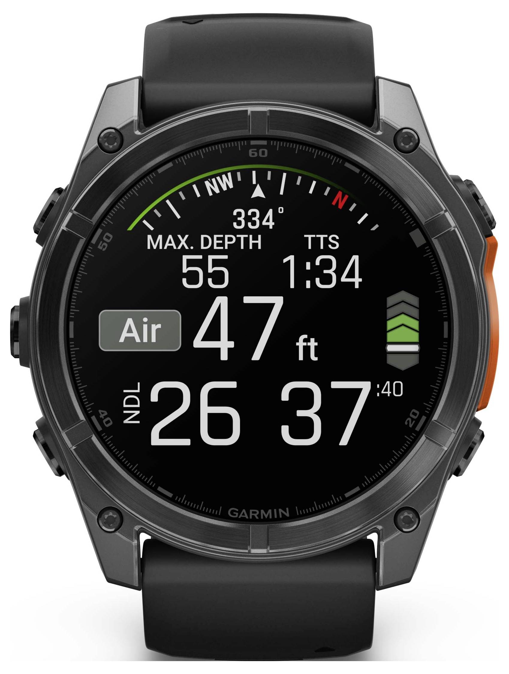 Garmin FENIX® 8 AMOLED Smartwatch 51 mm Schwarz