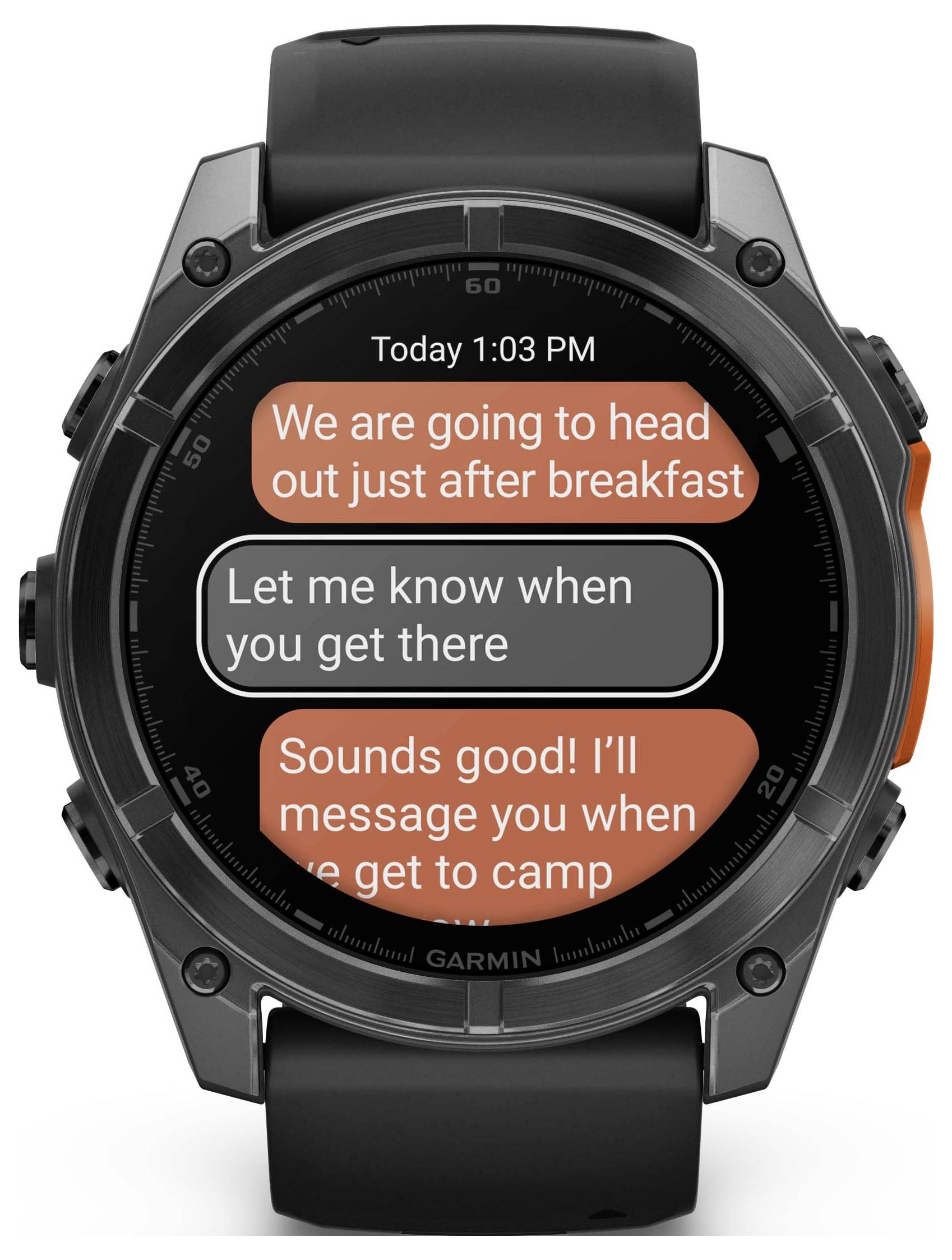 Garmin FENIX® 8 AMOLED Smartwatch 51 mm Schwarz