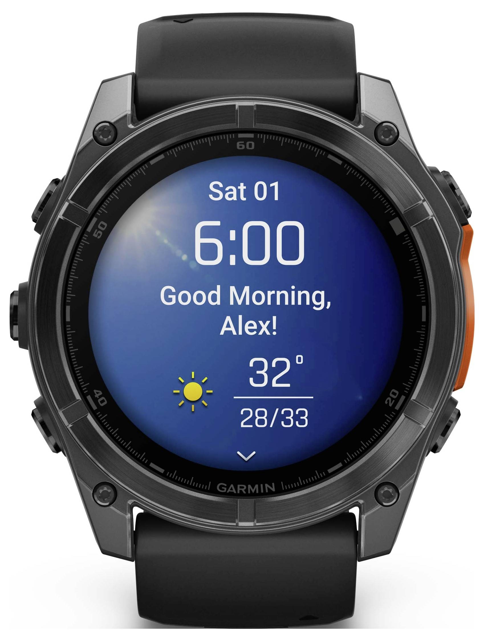Garmin FENIX® 8 AMOLED Smartwatch 51 mm Schwarz